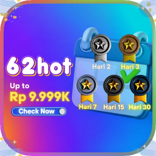 Info Lengkap Aplikasi 62hot Versi Terbaru APK Resmi — ikon aplikasi